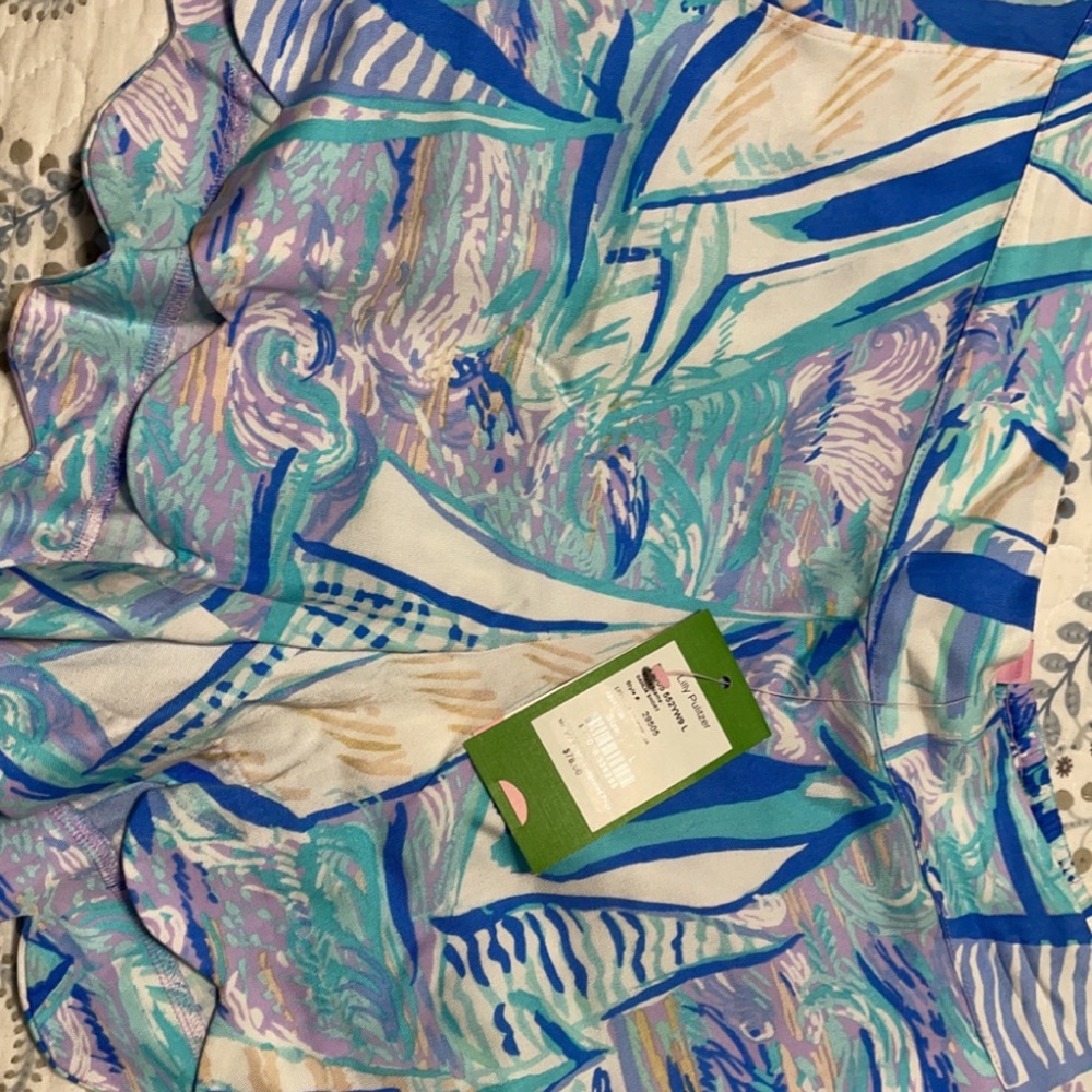 Lilly Pulitzer scalloped shorts